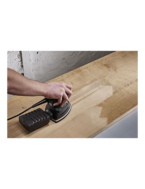 Hoja abrasiva adhesiva, 2 piezas para madera/metal, grano 40, pack 10 uds