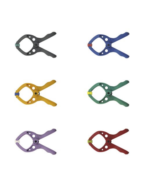 Pinza mini de resorte microfix colores surtidos, 20 mm