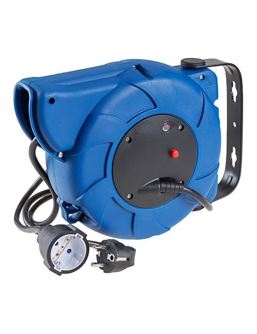 Enrollacables 16 m 3 g 1,50 mm 1 toma bipolar con t/tl automatico 4,8 mm