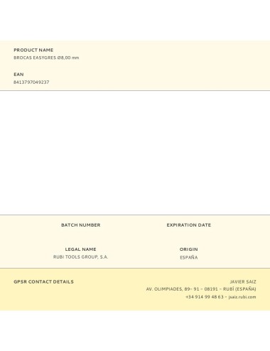 Brocas easygres ø8,00 mm