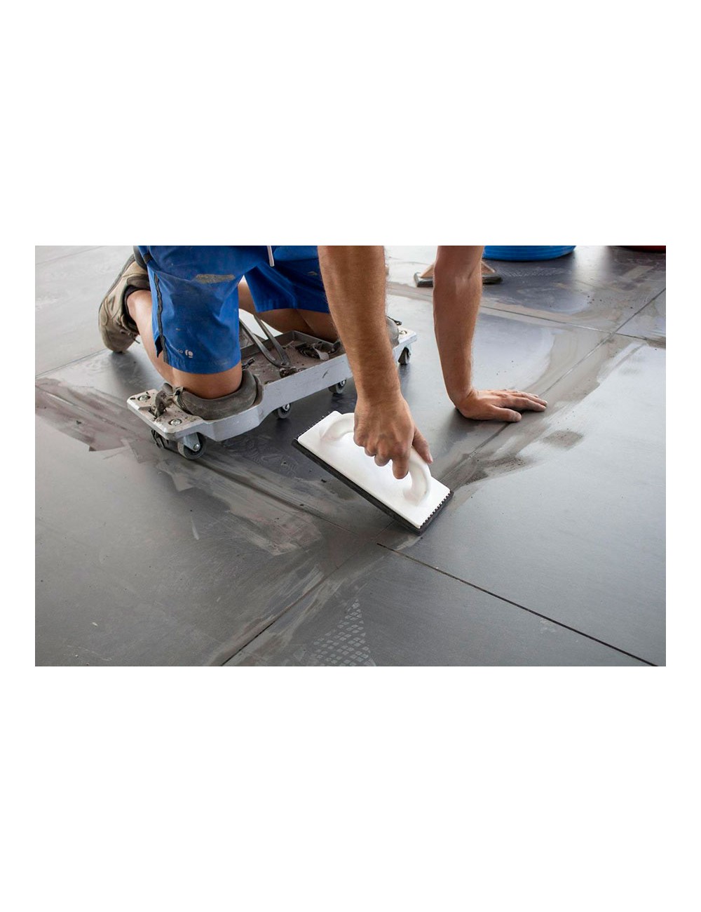 Llana de goma pro 22,5x10x1,5cm. con lámina 10607 rubi