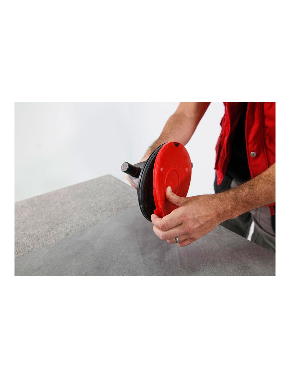 Ventosa con bomba de vacio ø200mm18919 rubi