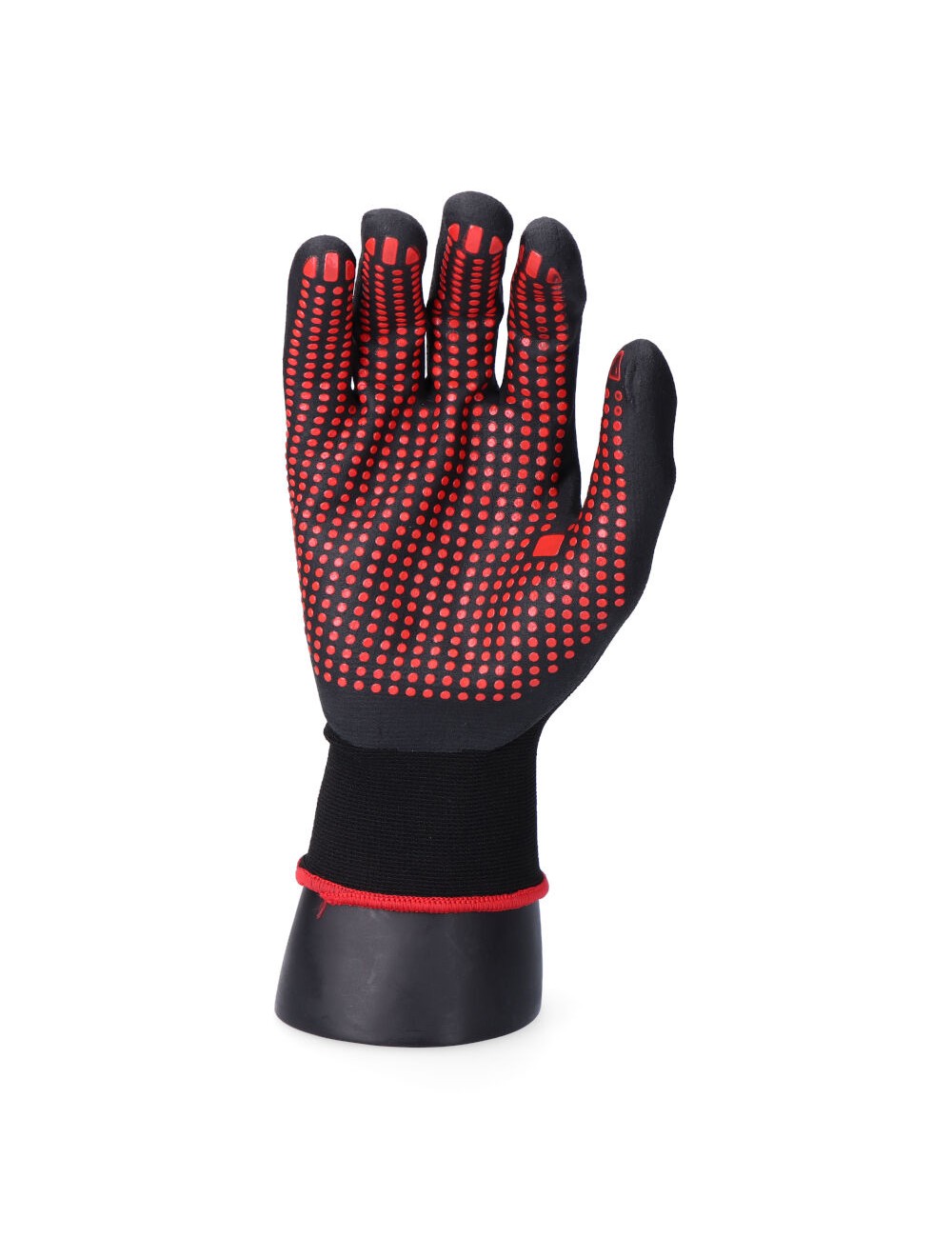 Guante nailon / licra palma nitrilo para metalúrgia, t-10