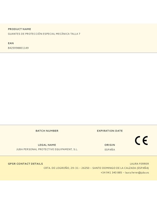 Guante nailon / licra palma nitrilo foam para mecánica, t-07