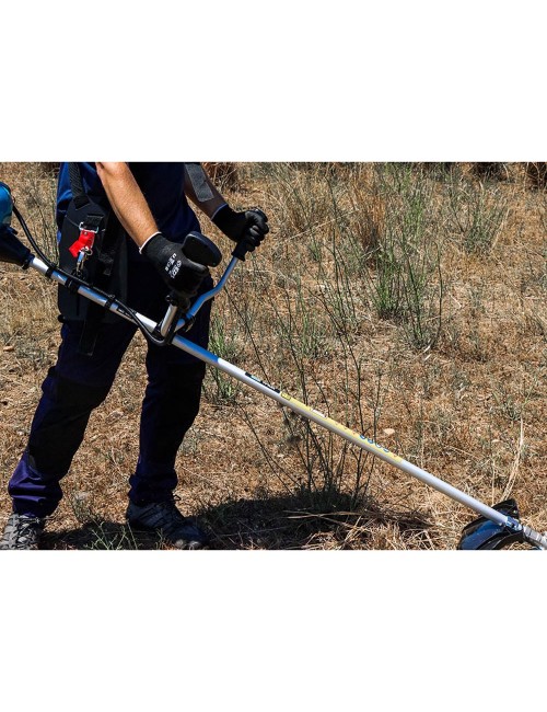 Guante poliéster con palma poliuretano para jardín agricultura, t-07