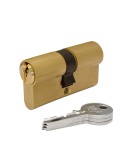 Cilindro f5s3535l de latón 70mm (35+35mm) leva larga 15mm. con 3 llaves de serreta. ifam