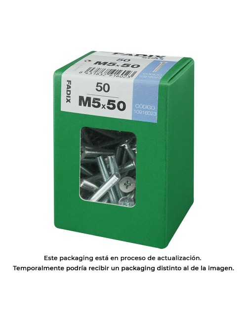 Caja l 50 unid. tornillo metrica cp m 5x50mm fadix