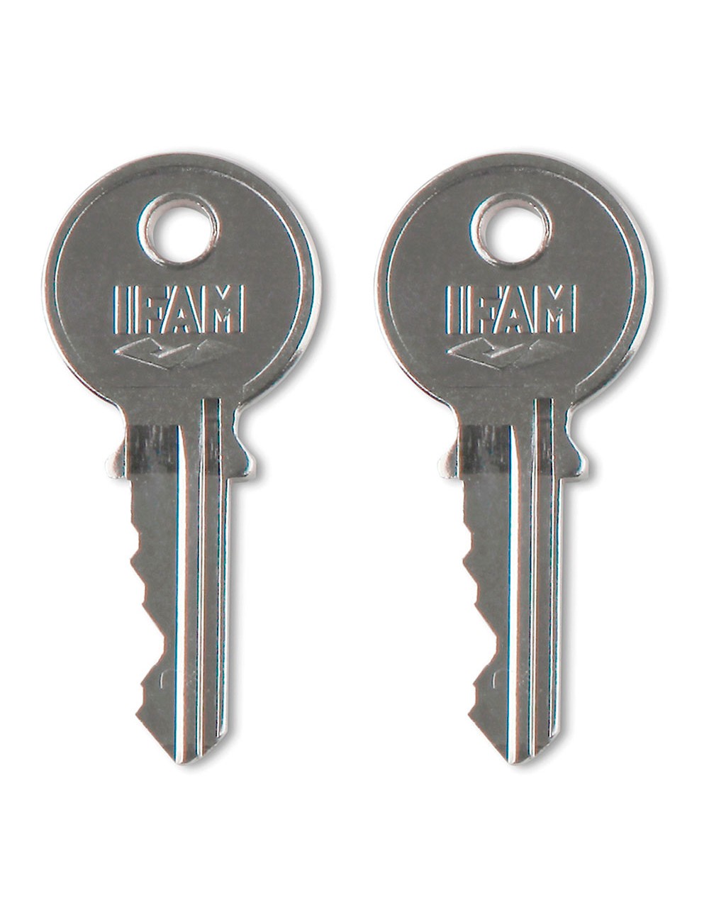 Candado k40. latón. 40mm. con 2 llaves. arco normal. ifam