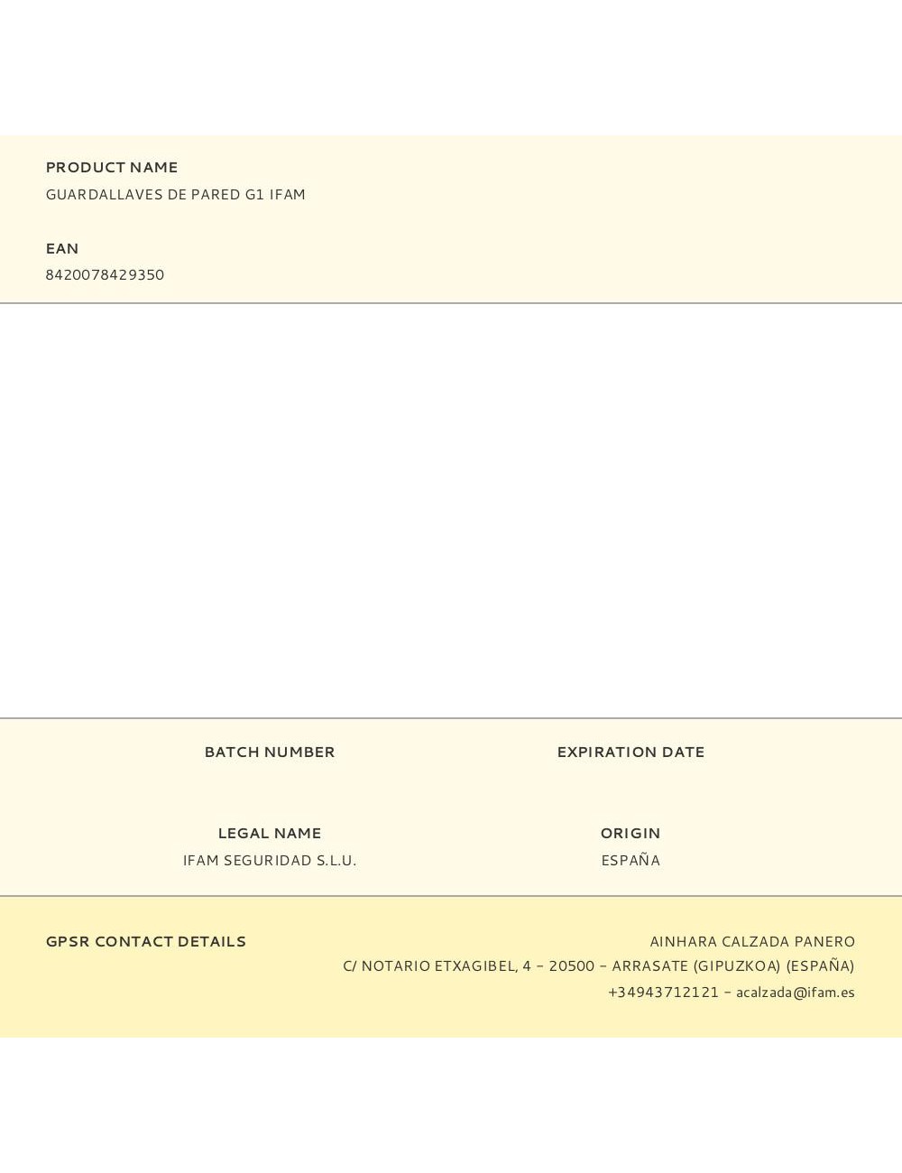 Guardallaves de pared g1