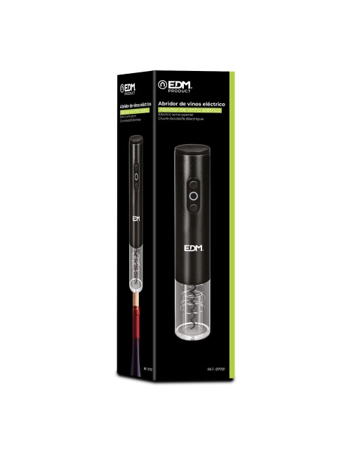 Sacacorchos eléctrico para botellas de vino 4 x aa (no incluidas)