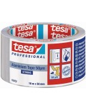 Cinta de aluminio universal 50 micras con protector 50 mm x 10 m