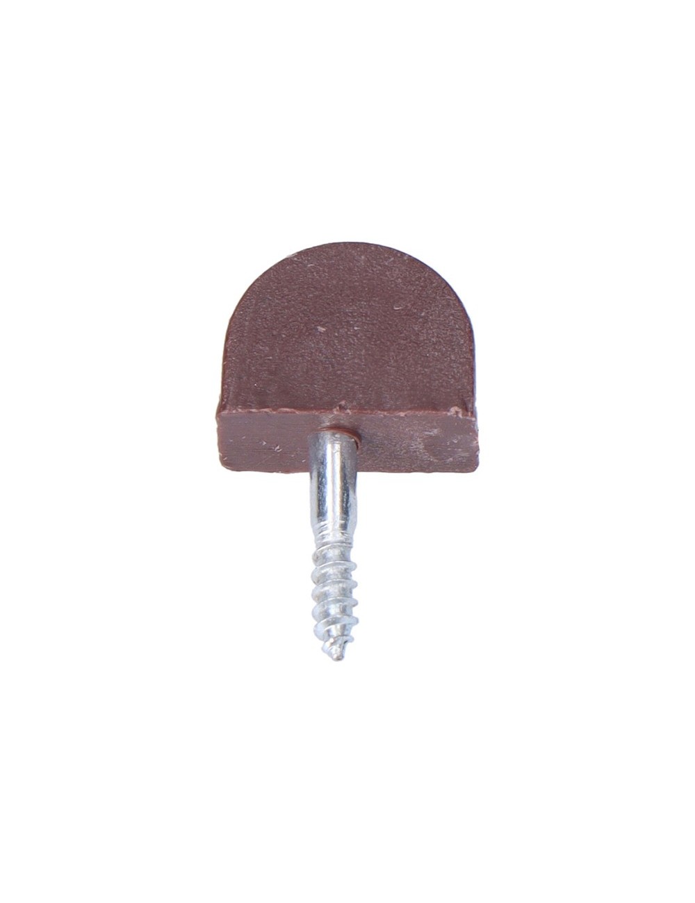 Pack 8 unid. porta-estante semi redondo pequeño marron edm Pack 8 unid. porta-estante semi redondo pequeño marron edm
