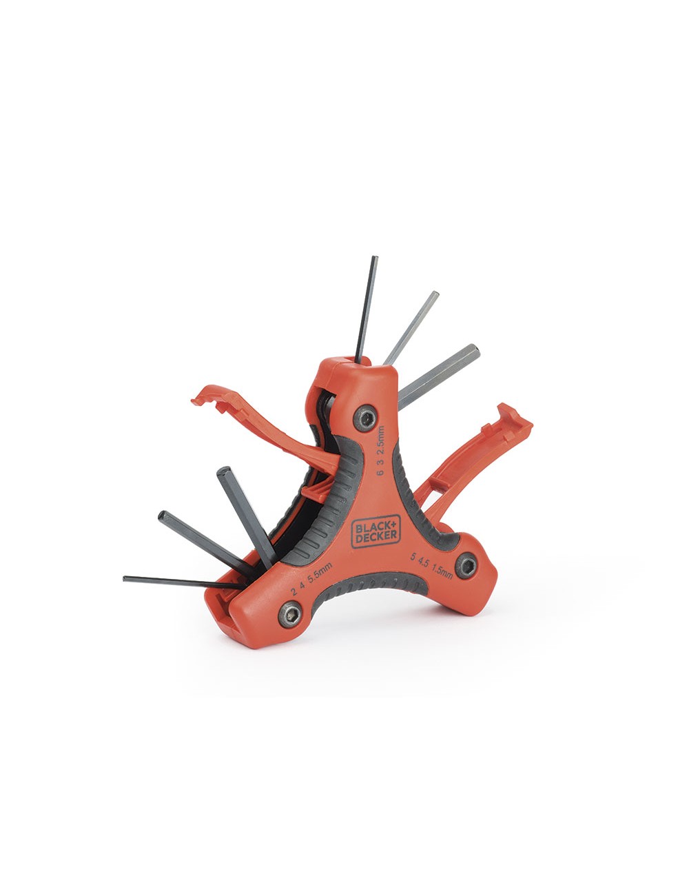 Llaves hexagonales mm bdht0-71628, juego de 9 piezas