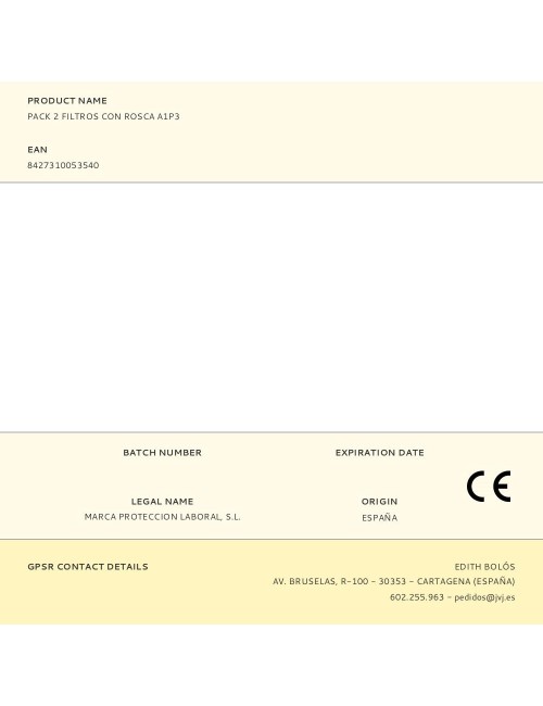 Pack 2 filtros con rosca a1p3