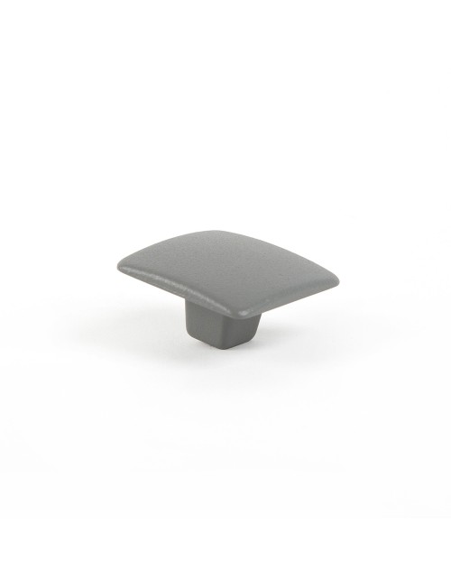 Blister con 4 pomos metálicos para mueble, con acabado aluminio mod. 782 37x37mm rei