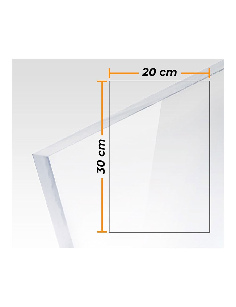 Placa metacrilato transparente colada 3mm - 20x30cm. Placa metacrilato transparente colada 3mm - 20x30cm.