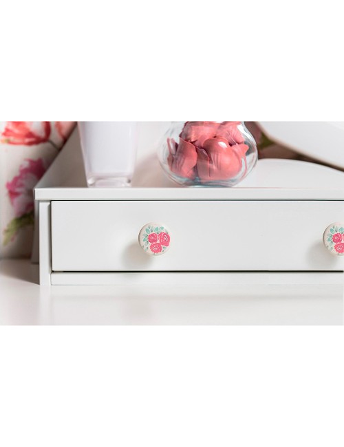 Blister con 4 pomos redondos para mueble fabricado en zamak estilo decorativo mod. m4 ø33mm rei