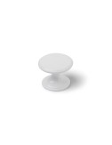 Blister con 4 pomos redondos para mueble fabricado en zamak acabado blanco mod. 756 ø33mm rei