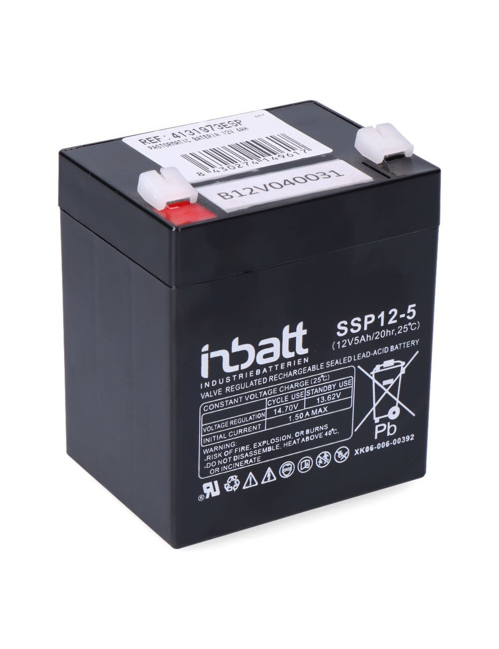 Bateria 12v 5ah para pastor 300 pastormatic Bateria 12v 5ah para pastor 300 pastormatic