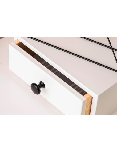 Blister con 4 pomos redondos para mueble fabricado en zamak acabado negro mate mod. 760 ø25mm rei