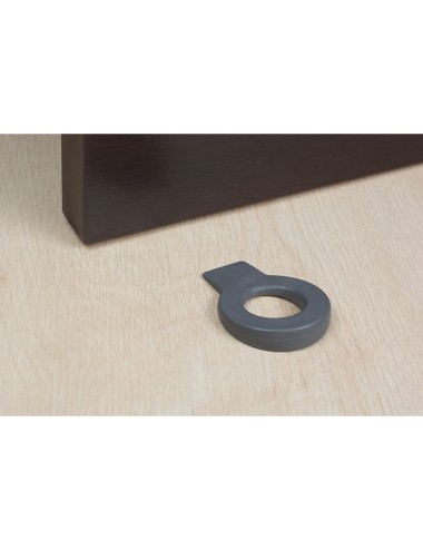 Retenedor de cuña para puerta colgable lock mod. 660 de plástico antracita. rei