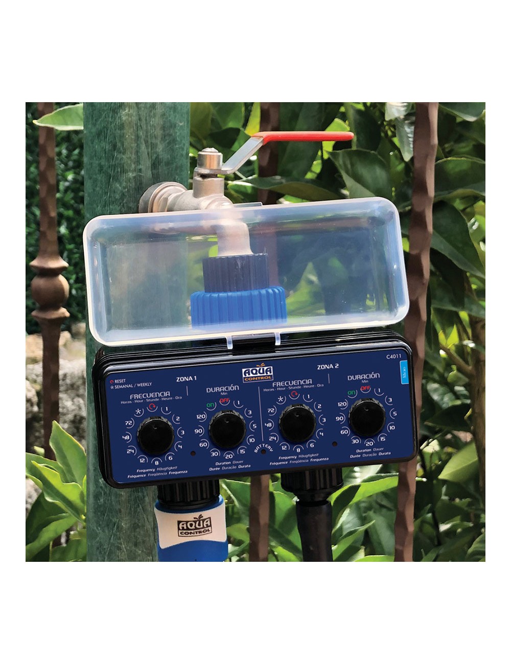 Programador de grifo de doble salida c5005 aqua control