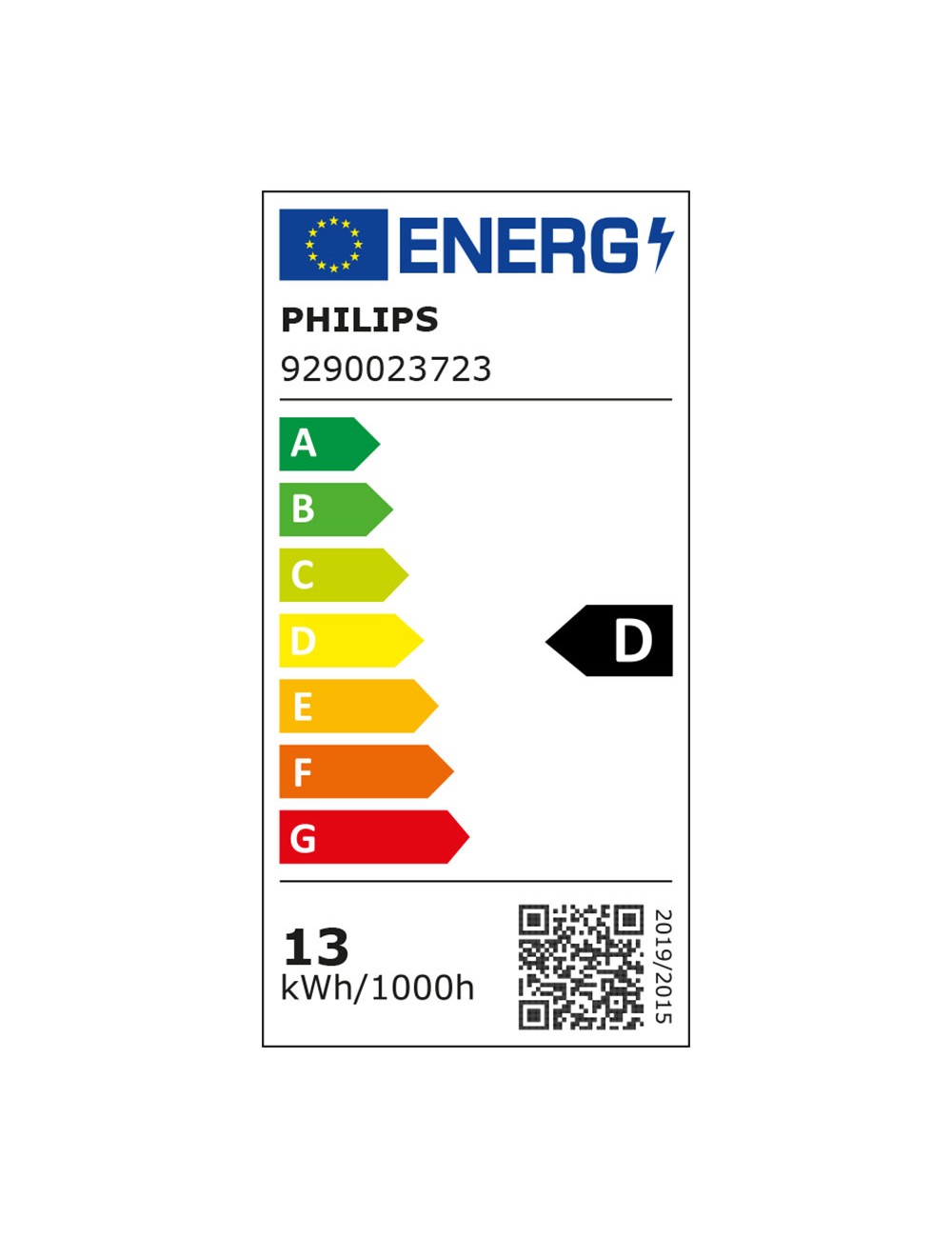 Bombilla globo led e27 13 w 2000 lm 6500 k luz fría ø12,4 x 17,7 cm