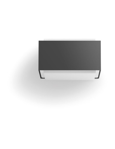 Aplique pared, exterior, hedgehog, antracita, e27, 42 w, sin bombilla, iluminación bidireccional