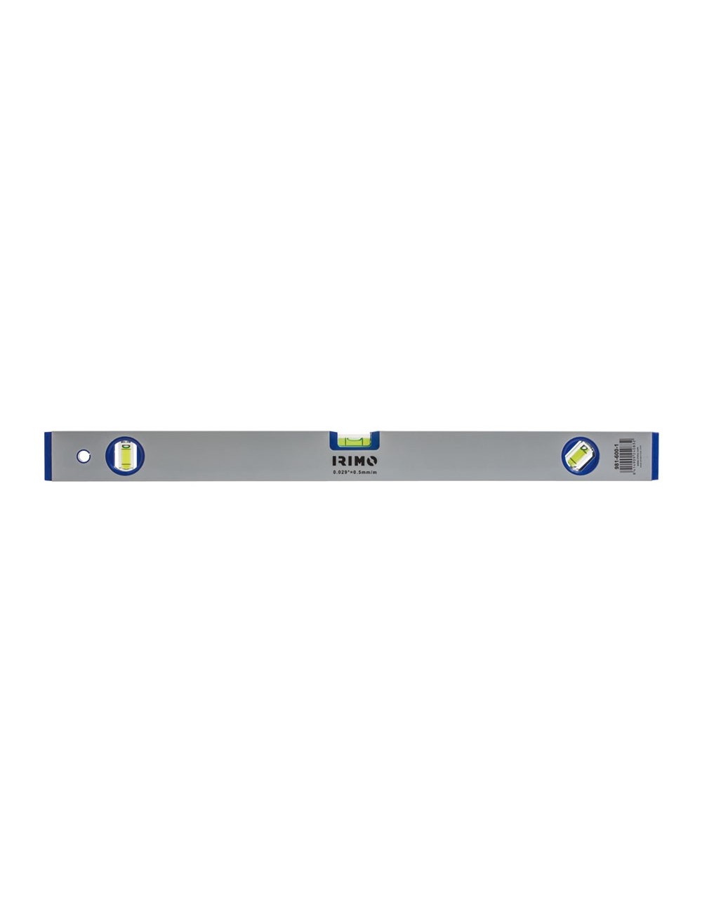 Nivel tubular de aluminio 400x20x49mm 981-400-1