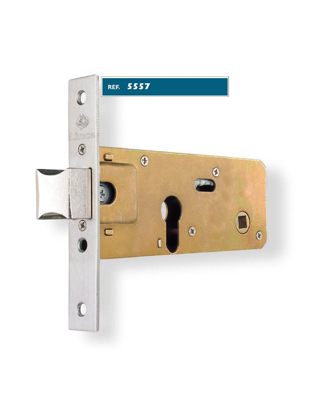 Cerradura 5557 entrada 70mm. 9555770 lince Cerradura 5557 entrada 70mm. 9555770 lince