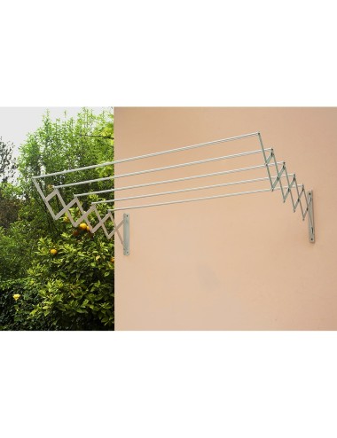 Tendedero de aluminio, tendido 120 cm