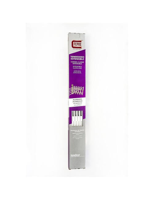 Tendedero de aluminio, tendido 120 cm