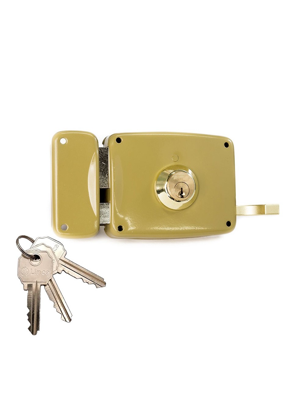 Cerradura sobreponer con cilindro 5125a entrada 80mm. mano izquierda 95125ahe08i lince Cerradura sobreponer con cilindro 5125a entrada 80mm. mano izquierda 95125ahe08i lince