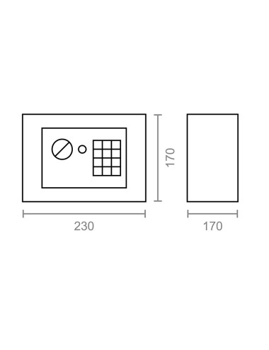 Cilindro logo std 35x35mm 08010.13.0 cisa