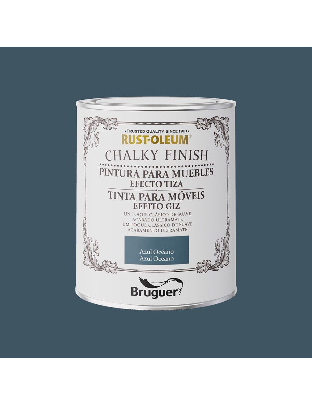 Rust-oleum chalky finish muebles azul oceano 0,750l 5733886 bruguer Rust-oleum chalky finish muebles azul oceano 0,750l 5733886 bruguer