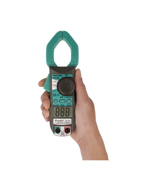 Pinza amperimétrica multifunción 400a ca mul016 proskit