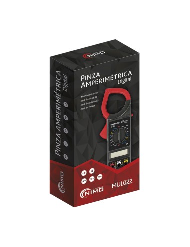 Pinza amperimétrica multifunción 1000a ca mul022 nimo