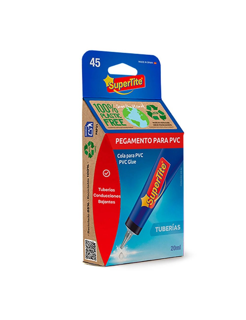 Adhesivo pvc, blister 30ml 2445 supertite Adhesivo pvc, blister 30ml 2445 supertite