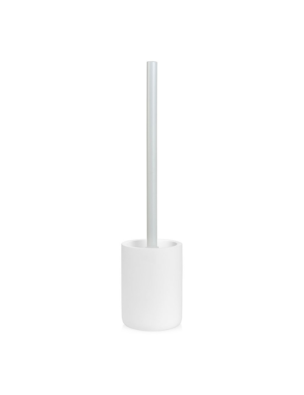 Escobilla poliresina blanco mate ø9,5x40,5cm andrea house Escobilla poliresina blanco mate ø9,5x40,5cm andrea house