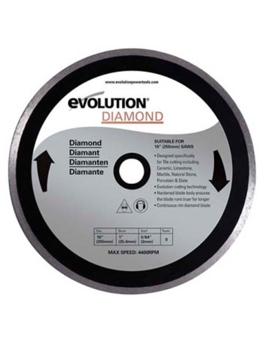 DISCO DIAMANTE 255mm Rage3 255 mm