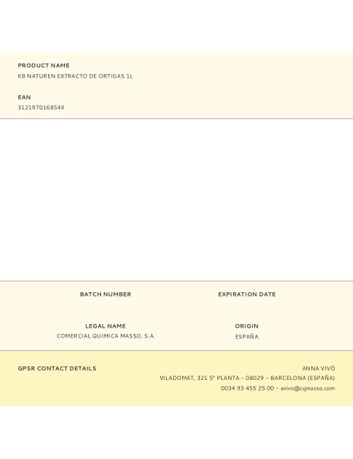 Kb naturen extracto de ortigas 1l