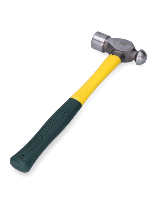Martillo bolita pulido con mango de fibra de vidrio, 600 g