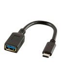 Cable adaptador usb 3.1 tipo c macho a tipo a hembra l logilink