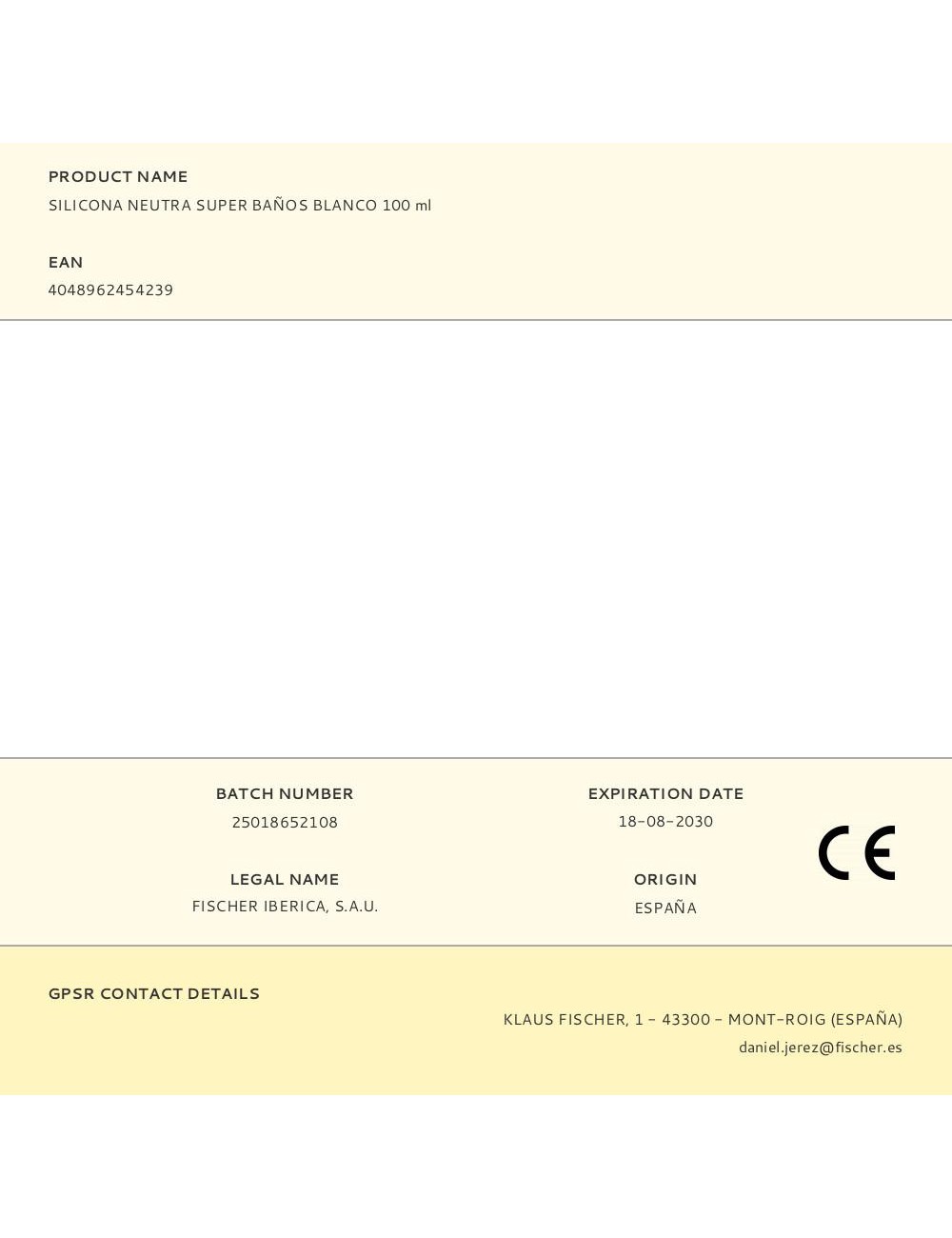 Silicona neutra super baños blanco 100 ml