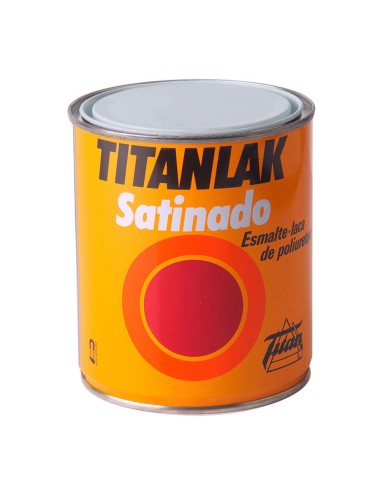 Esmalte laca poliuretano titanlak blanco satinado 750 ml
