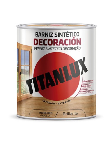 Barniz sintético decoración incoloro brillante 750 ml