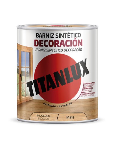 Barniz sintético decoración incoloro mate 750 ml