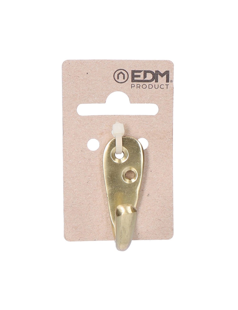 Colgador de latón pulido 4 x 4,5 cm