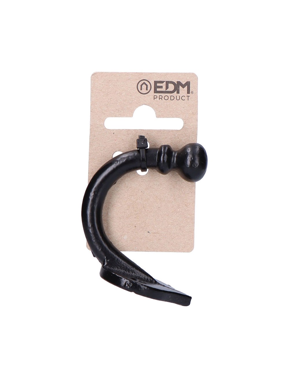 Colgador base lanza hierro negro