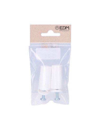 Topes para persiana blanco 40 mm largo, 2 unidades